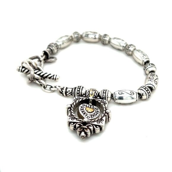 Brighton Life, Heart,Spirit Toggle Bracelet - Picture 2 of 4